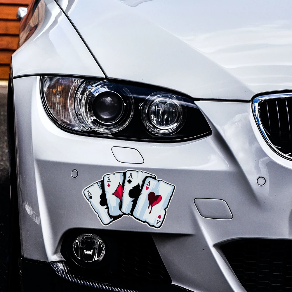 Игральные карты переводная картинка мотоциклетная Автомобильная наклейка для