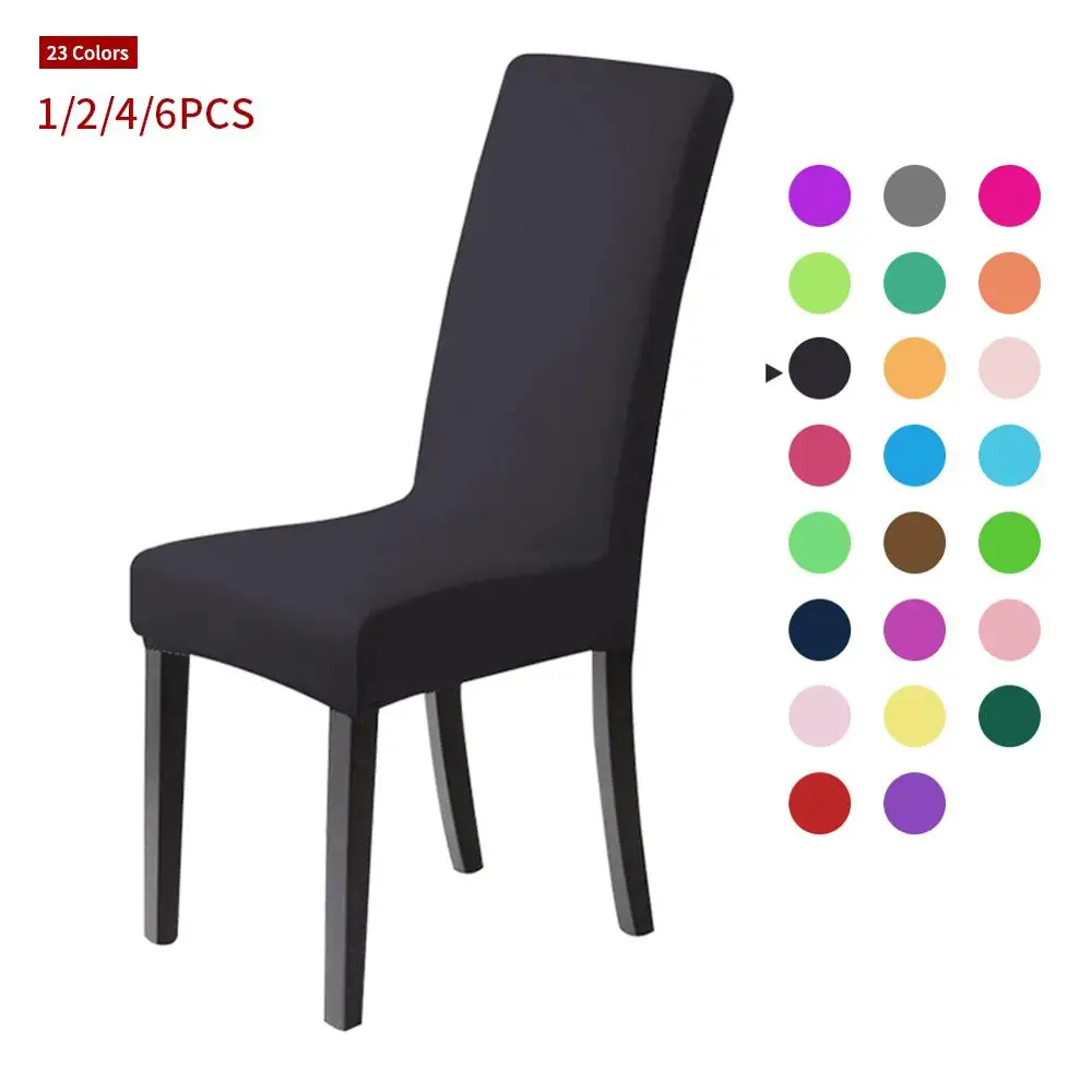 

Removable Slipcover Anti-dirty Seat Chair Covers Spandex Kitchen Cover for Banquet Wedding Dinner Restaurant housse de chaise