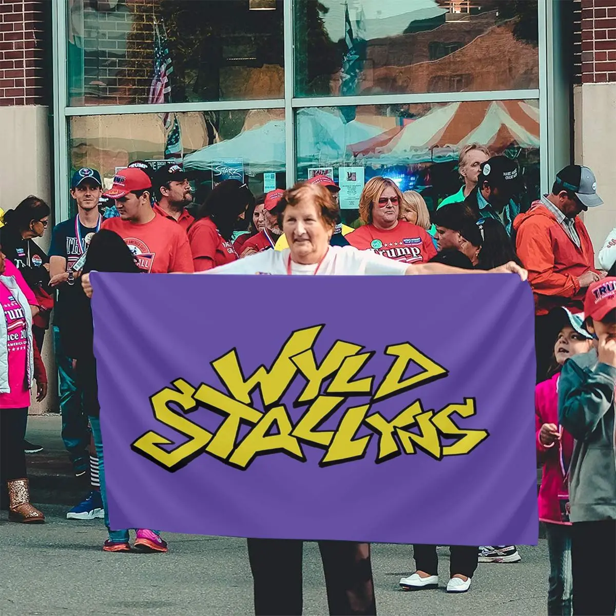 

Флаг с логотипом Билла и Теда Wyld Stallyns, игрушки для лесбиянок, Польша