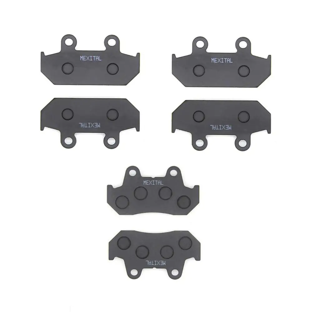Передние и задние тормозные колодки для мотоцикла MEXITAL CBR 1000 F Hurricane (87-88) GL 1500 J/K/L/SE