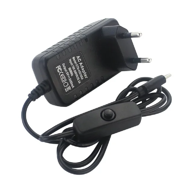EU Raspberry Pi 4 usb type C адаптер питания USB C зарядное устройство 100-240 в Европа США Великобритания Австралия разъем питания для Raspberry Pi 4 Модель B - Цвет: EU