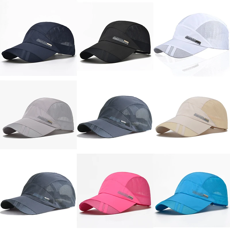 

Baseball Outdoor Mesh Summer Men Cool Hat Quick-drying Visor Sport Cap Running