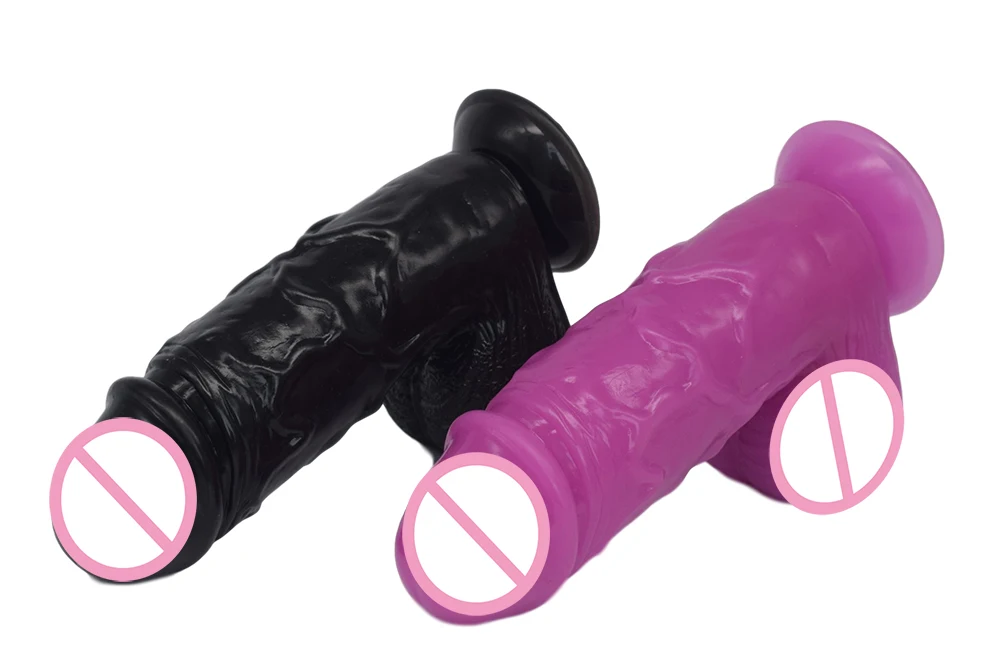 Реалистичные фаллоимитаторы огромный пенис с присоской Женский мастурбатор