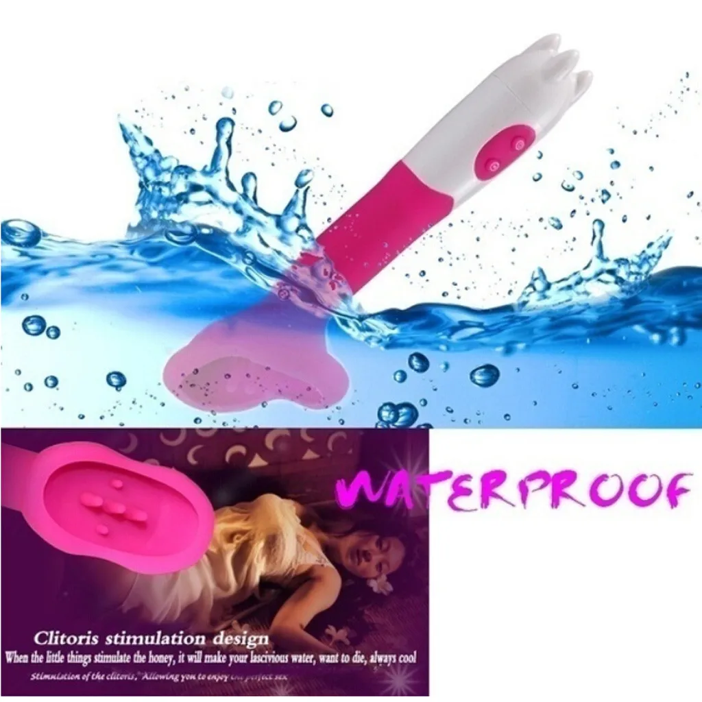 12 частотный двухсторонний женский вибратор водонепроницаемый перезаряжаемый