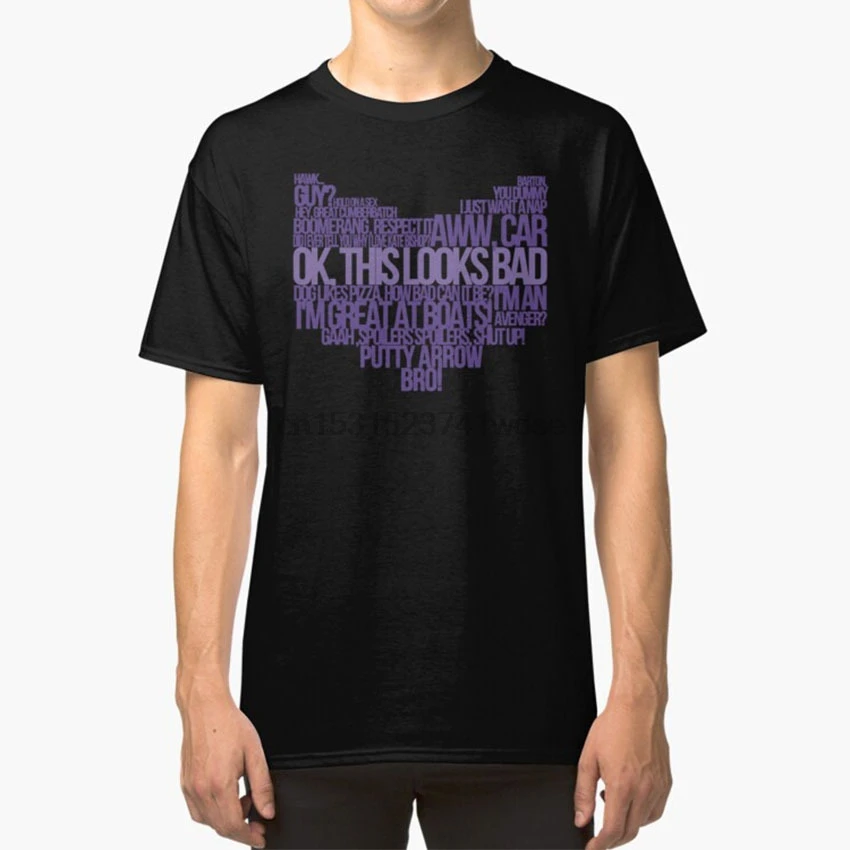 Футболка с цитатой Hawkguy футболка Hawkeye Clint Barton Мэтт фракция комиксов