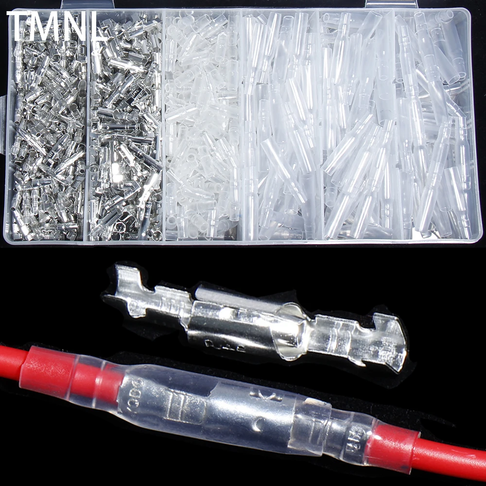 

Bullet Crimped Crimping Connection Terminals Connector Wire Sheath Sleeves Electrical plug 4mm Diameter Car Auto Motorcycle
