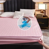 waterproof bed mattress cover washable bed cover multicolor thickened waterproof mattress protector flat mattresses cover queen