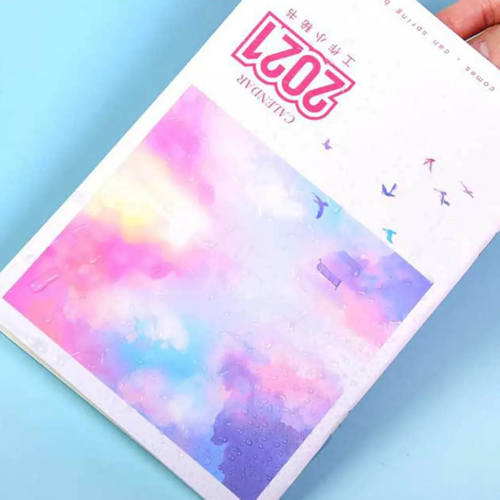 

2021 Calendar Schedule Notepad A5 Efficiency Manual Calendar Notepad Month Plan Time Management Notebook