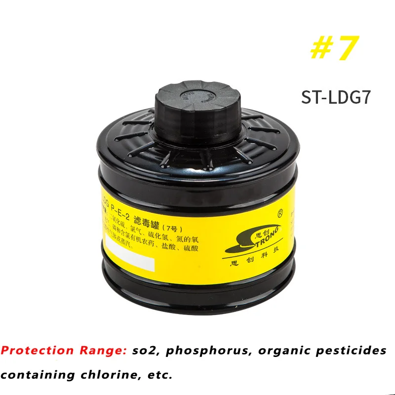 

Chemical Gas Mask Filters Dustproof Respirator Industrial Pesticide Painting Spraying Mask for Ammonia Gas Laboratory Welding