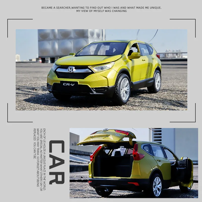 Модель автомобиля Honda CRV 1:32 литой автомобиль из сплава Игрушечная модель детская