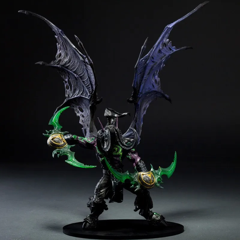 Популярная игра WOW Demon Hunter illidan Stormrage ПВХ экшн-фигурки игрушки 220 см в розничной