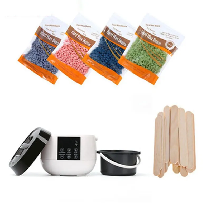 

Smart wax heater warm with hair removal wax hair removal pot 500ml electric wax machine hard bean suit set LCD touch button