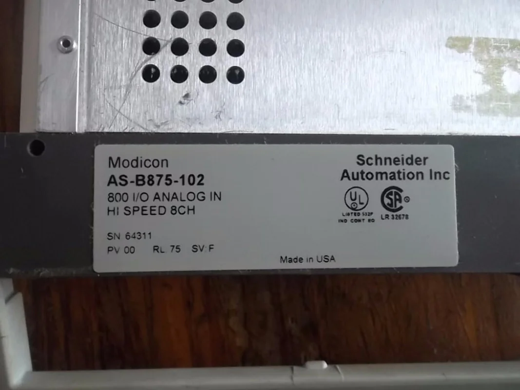 

Schneider AEG MODICON AS-B875-102 Input Module Used