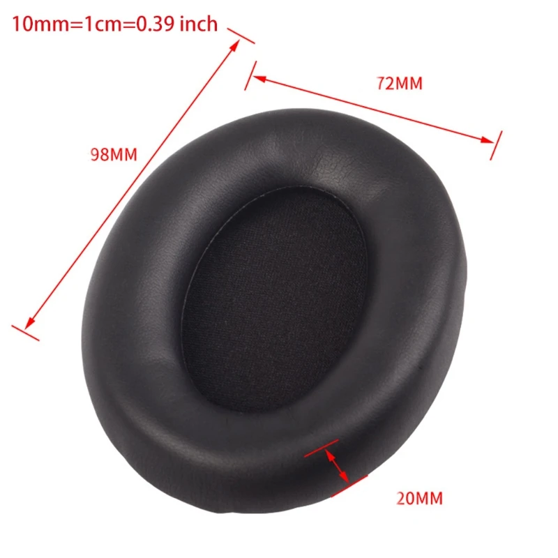 

Ear Pads Cushions Replacement for So-ny WH-1000XM3 Over-ear Headset Soft Protein Leather
