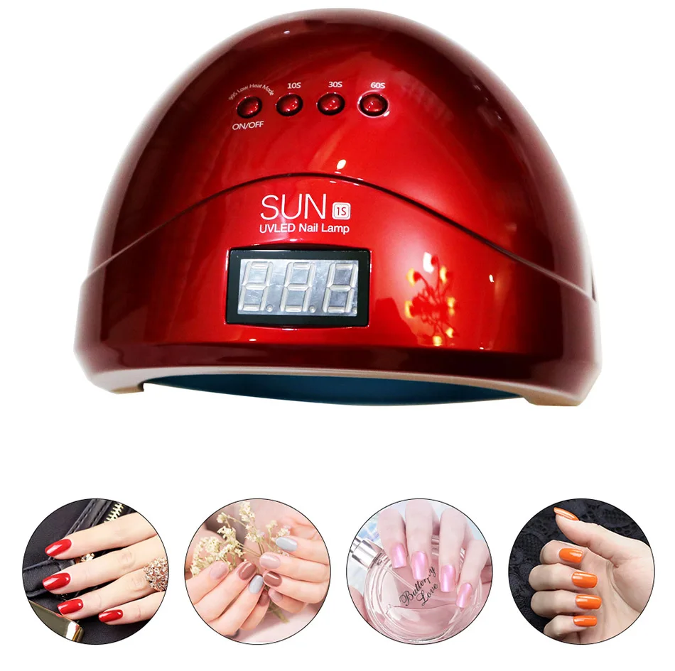 

48W UV LED Nail Lamp for Manicure Sun Nail Dryer Ice Lamp Intelligent Design Cabin Uv Gel Polish LCD Display Art Machine