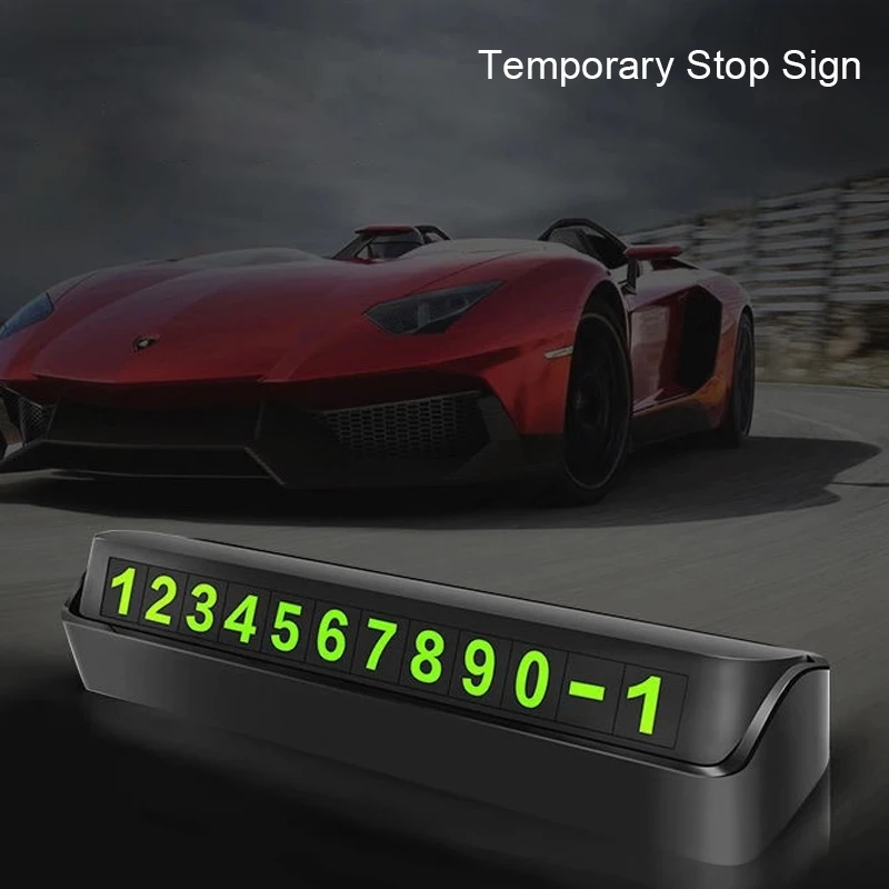

Car Temporary Parking Card Phone Number Card Plate Park Stop For Audi A3 8L 8P A4 B6 B7 B8 A6 C5 C6 4F RS3 Q3 Q7 TT