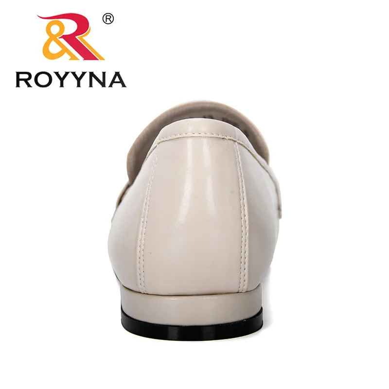 Женские лоферы на низком каблуке ROYYNA яркие повседневные дизайнерские