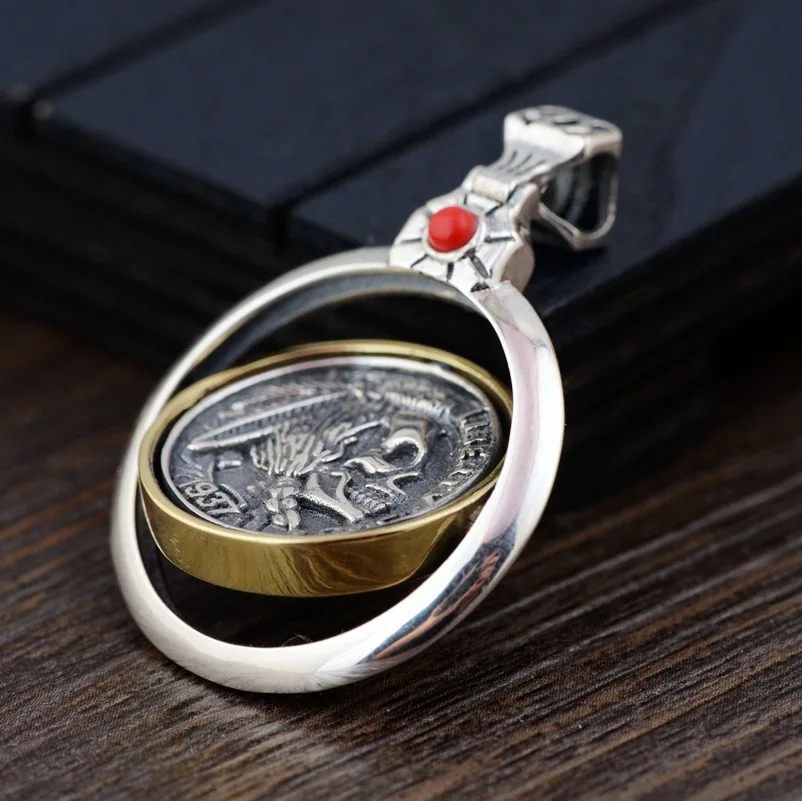 Мужские подвески в виде черепа из серебра 925 пробы винтажном стиле | Украшения и