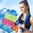 Охлаждающее полотенце для фитнеса, быстросохнущее пляжное полотенце из микрофибры для йоги, спортзала, путешествий, кемпинга, гольфа, футбола, спорта на открытом воздухе