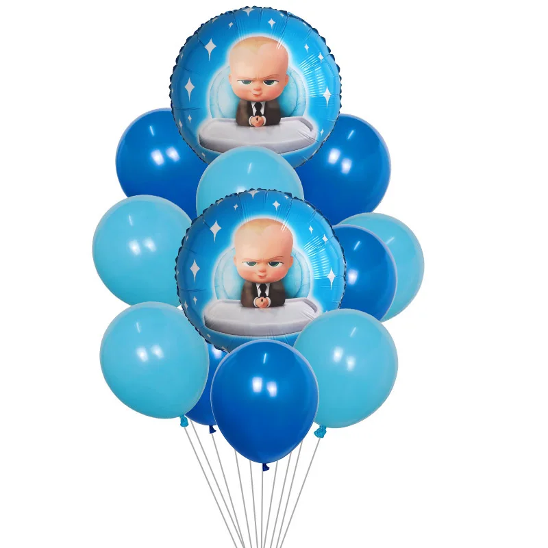 

12Pcs Baby Boss Balloons 10Inch Air Globos Home Children Birthday Party Decoration Accessories Baby Shower Supplies Kid Toy Gift