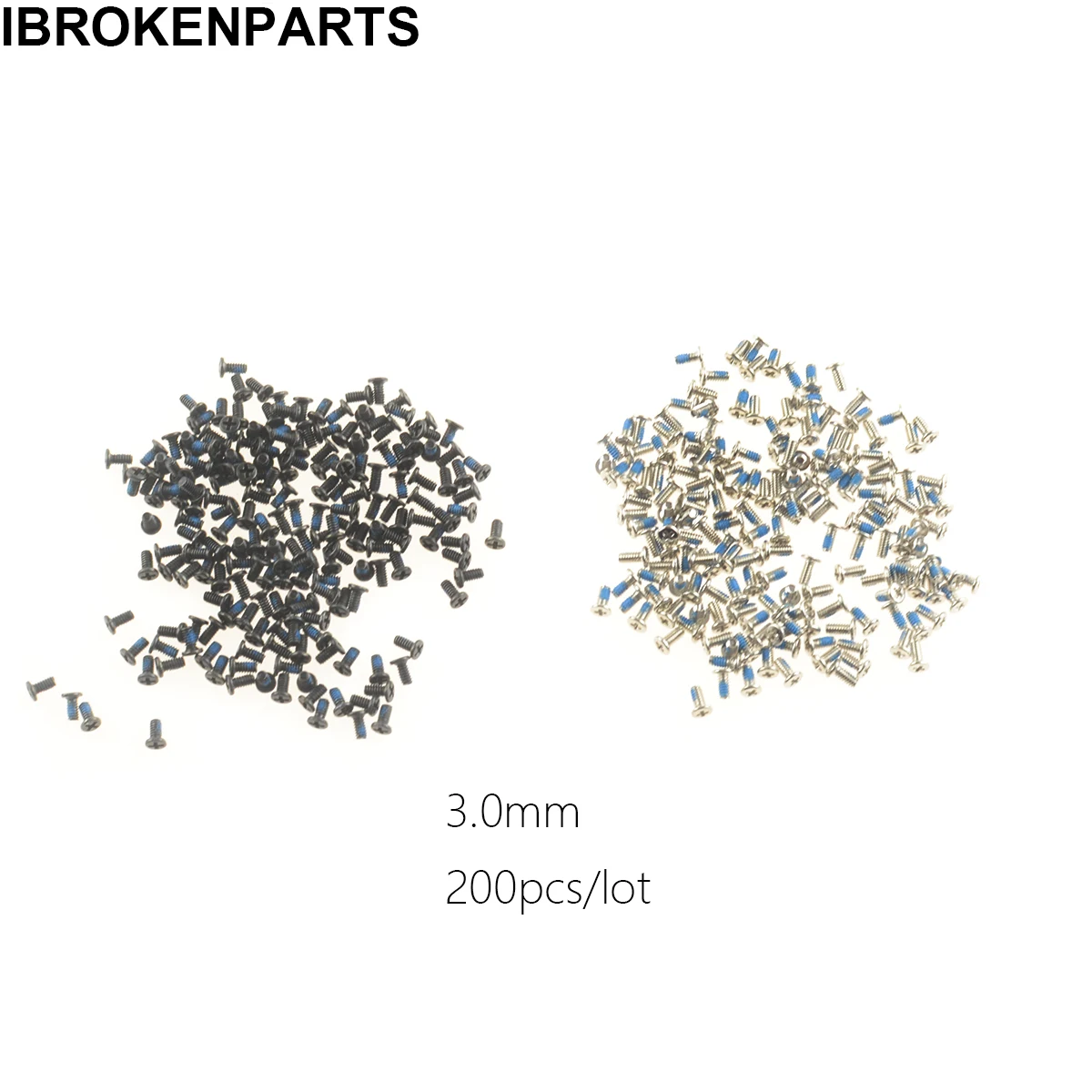

200PCS/Lot For Galaxy S2 S3 S4 S5 Original 3.0mm Screws for Samsung note 1 note 3 note 2 N7100 note 4 3.5mm mobile phone Screws