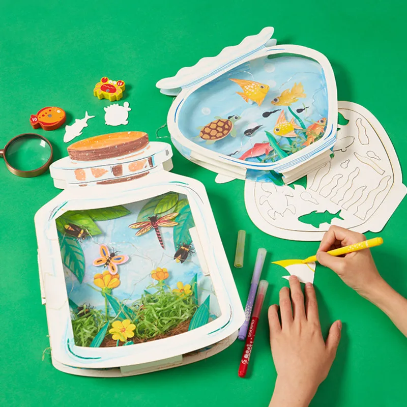 Детские игрушки ручной работы «сделай сам», набор материалов для ручной работы, обучающие игрушки для рисования, детский подарок, игрушки «...