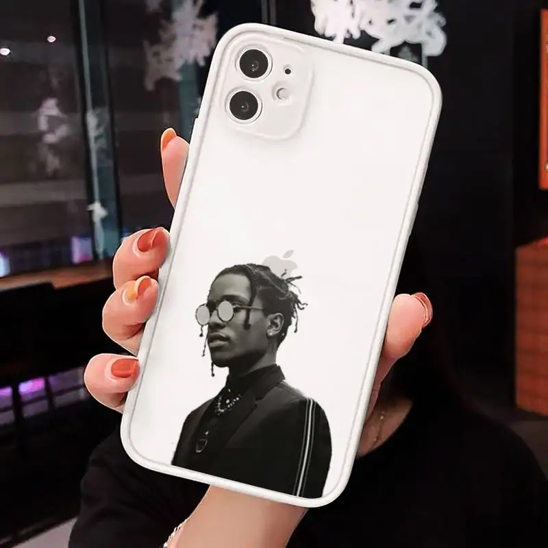 

Asap Rocky Phone Case Matte For iPhone 12 Mini 11 Pro XR XS Max 7 8 Plus X Hard PC Back Cover