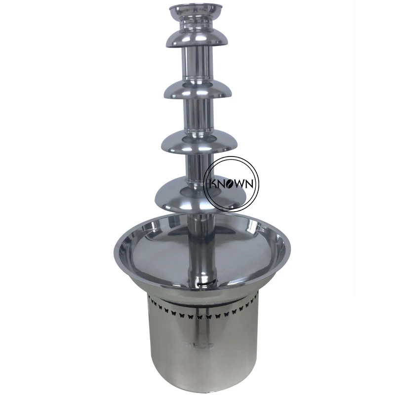 

4 5 6 7 Layer Commercial Black Chocolate Fountain Automatic Stainless Steel Hot Chocolate Fountain Machine