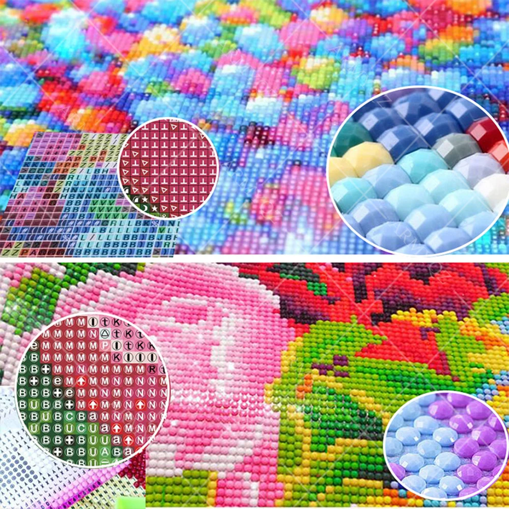 Fruit Flower Full Square/Round Scenery Landscape 5D Diamond Painting Embroidery Cross Stitch Mosaic Home Decor | Дом и сад