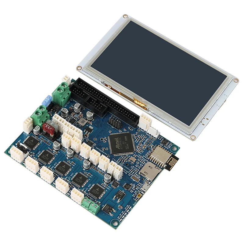Clone DuetWifi Duet 2 Wifi V1.04 материнская плата Advanced 32 Bit электроника с 5 дюймов PanelDue 5I