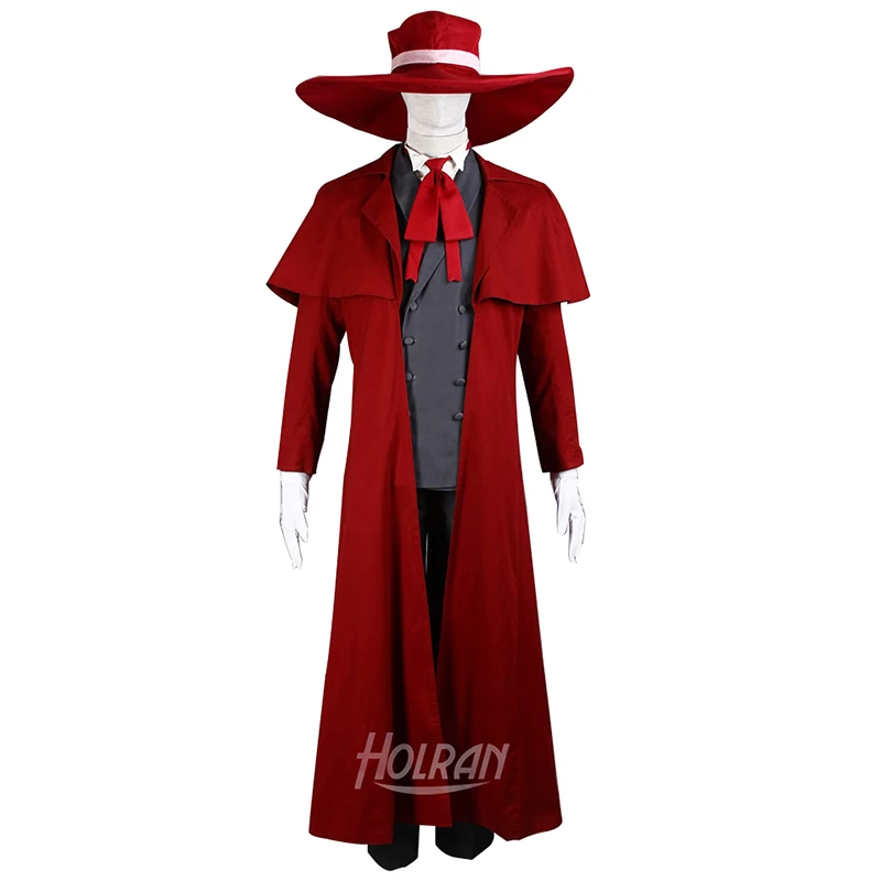 Хеллсинг Алукард косплей костюм набор охотников на вампиров Новый любой размер