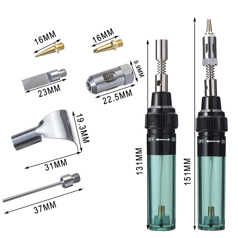 Портативный Газовый паяльник инструмент Бутановая паяльная станция насадка