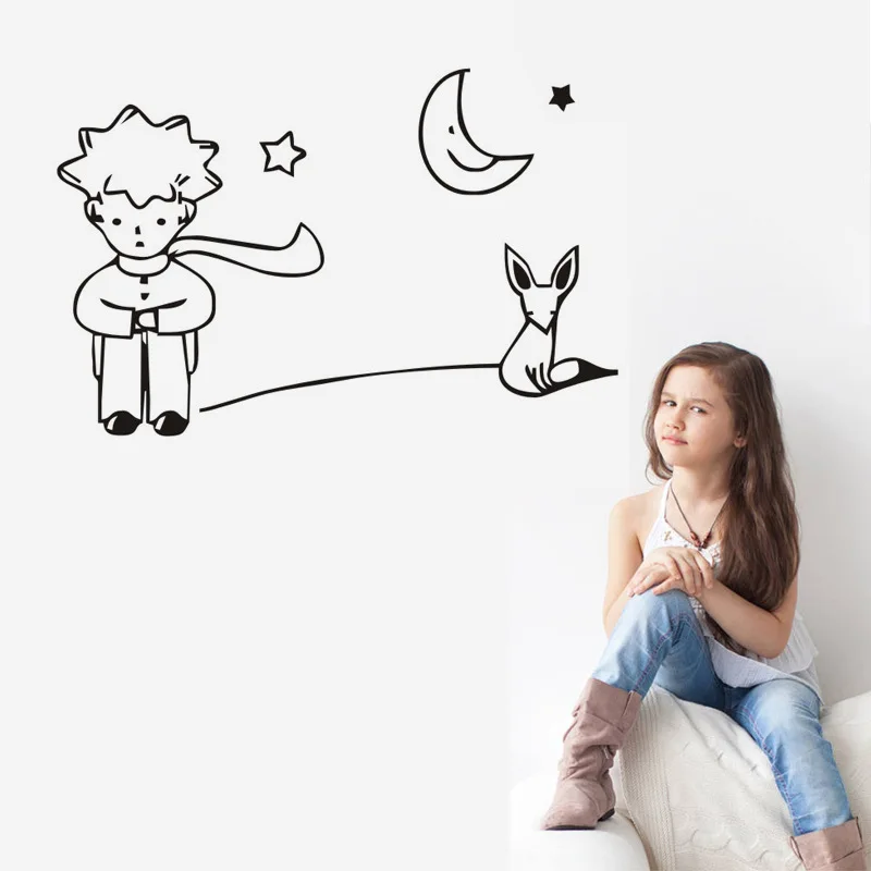 Start Moon Детская Наклейка на стену s маленький декор для комнаты мальчика спальня