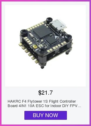 HAKRC гоночный Дрон F722 V3 Контроллер полета интегрированный OSD 5 в 9 в Dual BEC 50A 4 в 1 ESC Flytower
