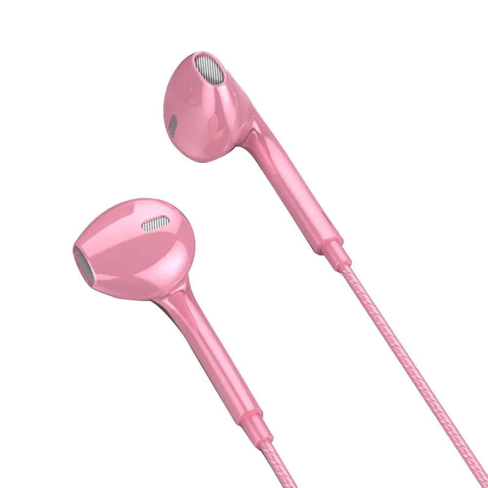 Wired Earphones Android Universal In-ear Headphones Hifi Sound 6d Heavy Bass Full Quality Red Pink Biue Black | Электроника