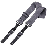 guitar seatbelt strap with clip design nylon weave with leather ends bass belt for acoustic electric guitar bass parts