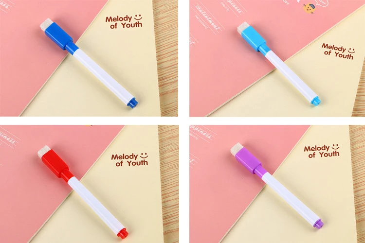 8PCS/Set Brand New Whiteboard Pen Erasable Dry White Board Markers for Office School Supplies