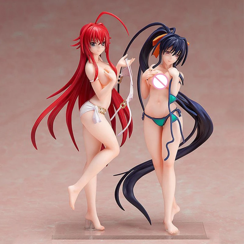

Anime High School DxD Rias Gremory Himejima Akeno Swimwear Sexy Girl Pvc Action Figure Toys Collection Model Decoration Gift