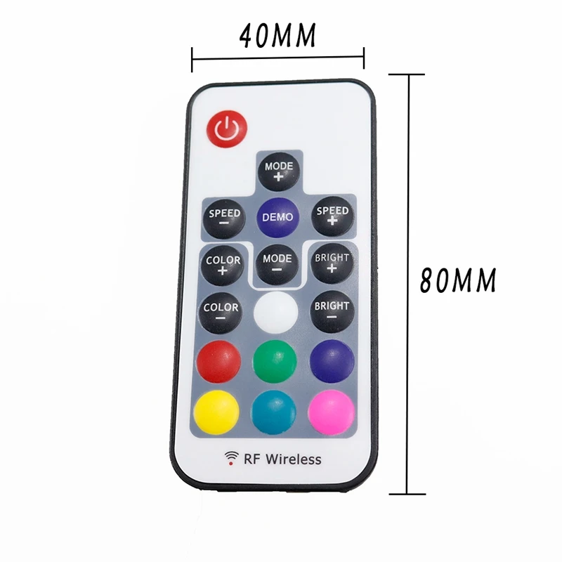 Laimanice Led контроллер с 17 клавишами LED RF RGB светодиодных ламп пульт дистанционного