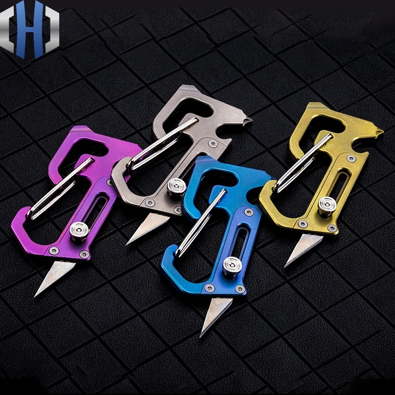 Многофункциональный подвесной нож из титанового сплава с пряжкой универсальный