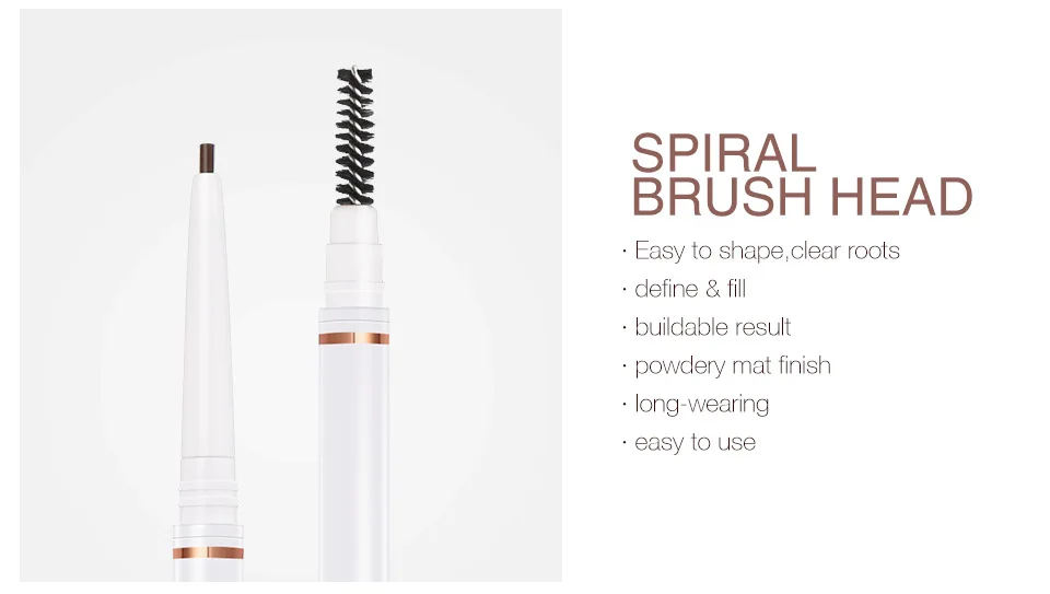 Фирменный карандаш для бровей ультра тонкий 1,5 мм Microblading Make Up beauty Косметика Водонепроницаемый стойкий 4 цвета карандаш для бровей