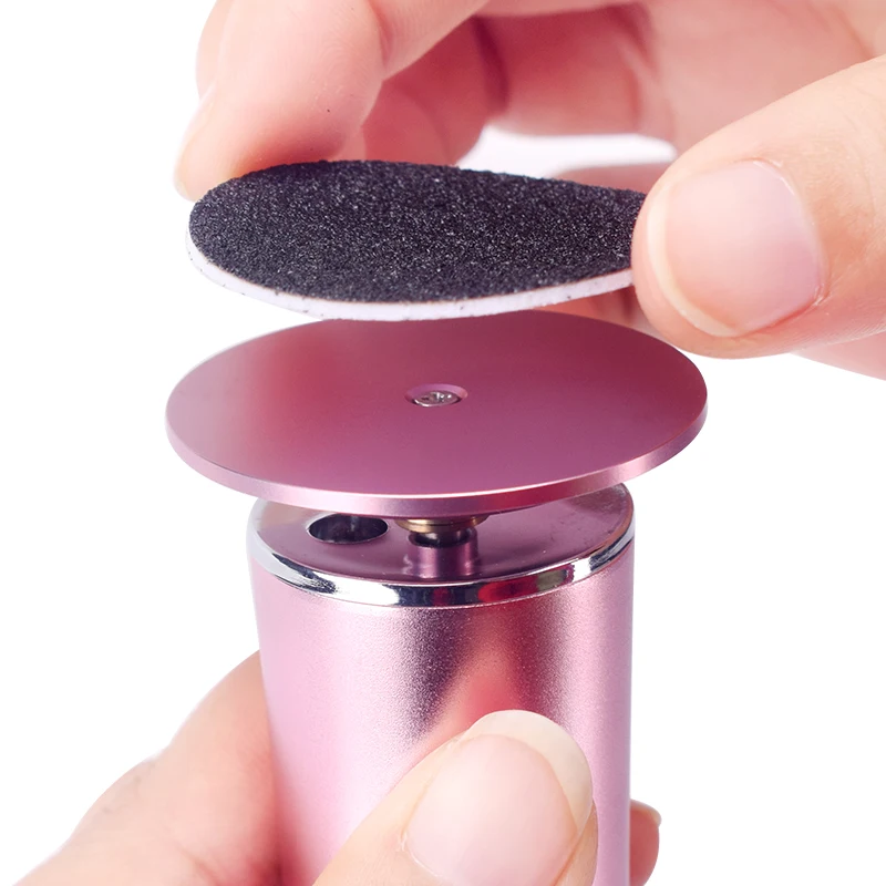 

USB Rechargeable Wireless Electric Foot File Cuticle Callus Remover Machine Pedicure Tools Foot Heel Care Tool With Sandpaper