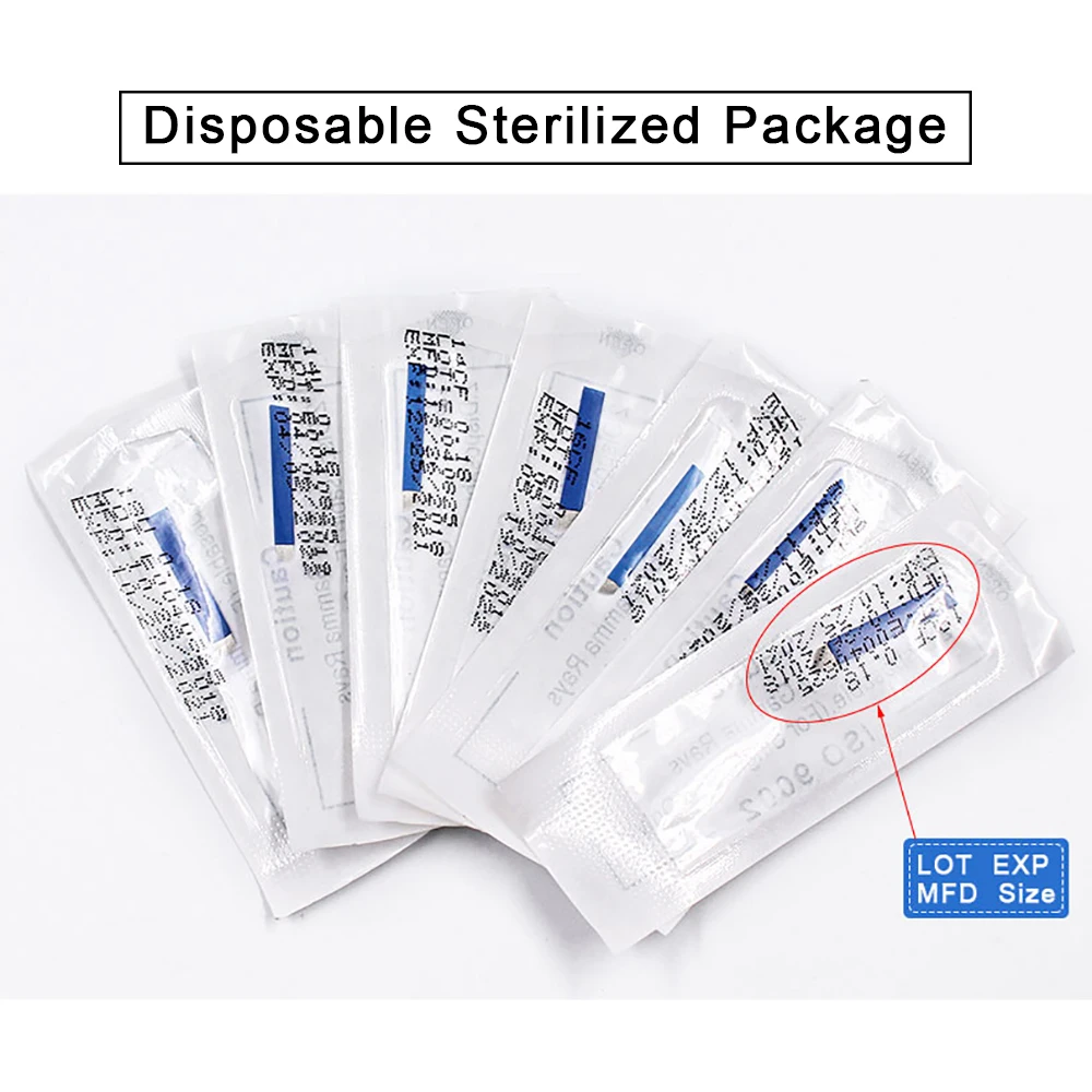 20 шт. перманентные иглы для макияжа ручные бровей лезвия 3D вышивки микроблейдинг