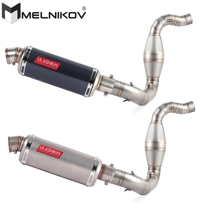 

Motorcycle Full System Exhaust Muffler Escape Middle Contact Pipe Slip On For BMW G310R G310GS G 310R G 310GS Exhaust