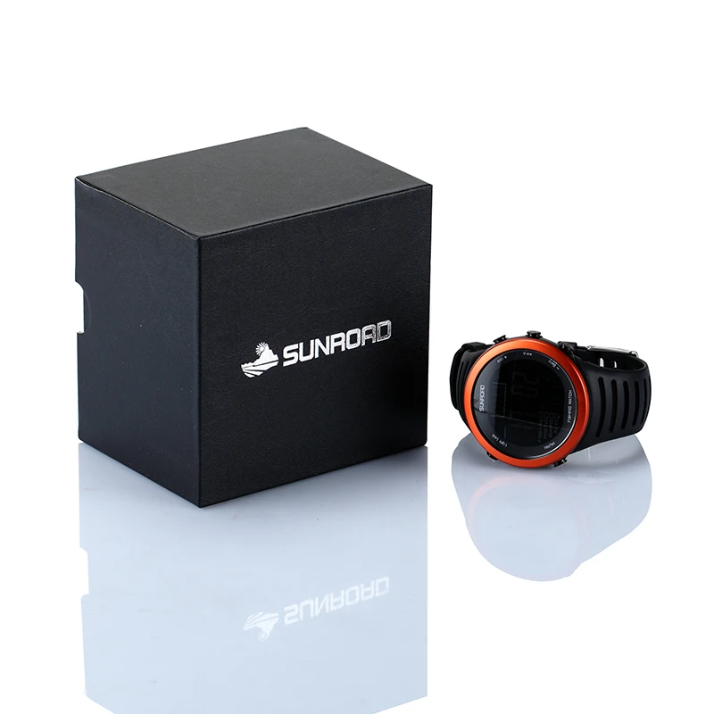 Часы наручные SUNROAD мужские с барометром цифровые водонепроницаемые высотомером