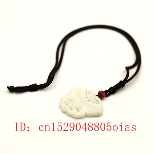 Натуральный белый китайский Нефритовый Кулон-бабочка ожерелье очаровательные