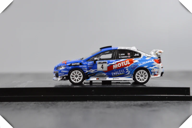 1: 64 масштабная модель автомобиля сплав литья под давлением синий Impreza WRX STI 2016