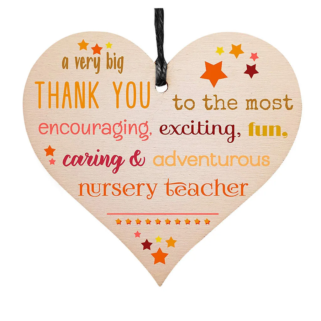 Деревянная подвесная табличка в форме сердца ручной работы подарок очень