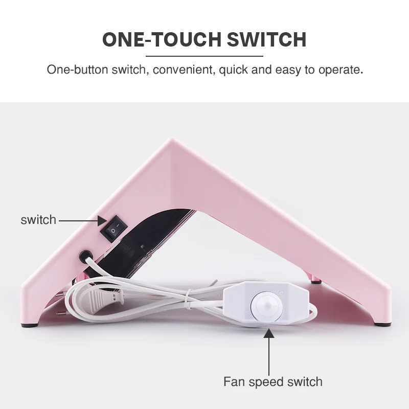 

100W Hign Power Nail Suction With Collecting Big Bags Manicure Machine Vacuum Cleaner Nail Art Salon Tools