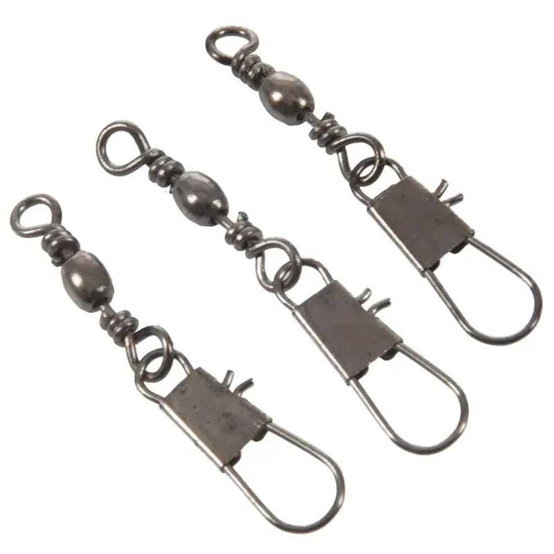 10x металлическая рыболовная леска для крючка хвостовик поворотные разъемы